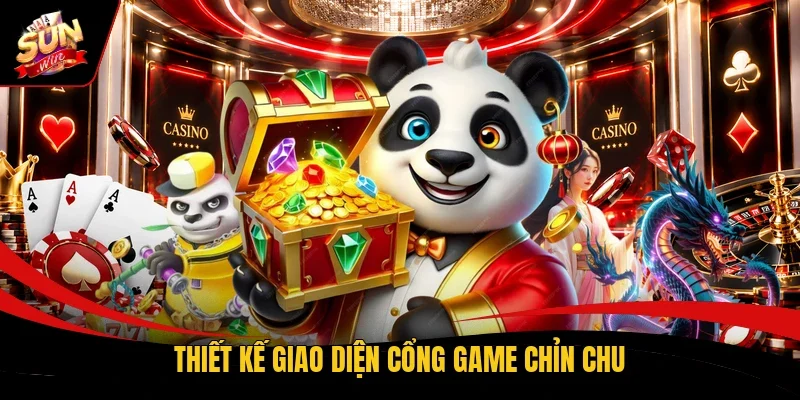 Thiết kế giao diện cổng game chỉn chu